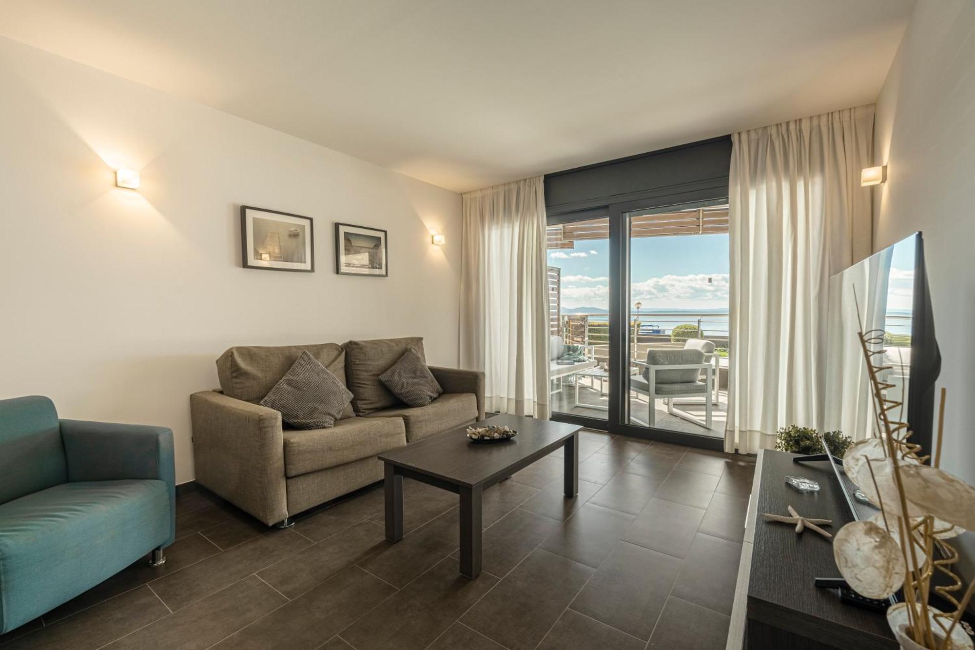 Apartamento Con Gran Terraza Delante Del Mar Roses Eksteriør billede